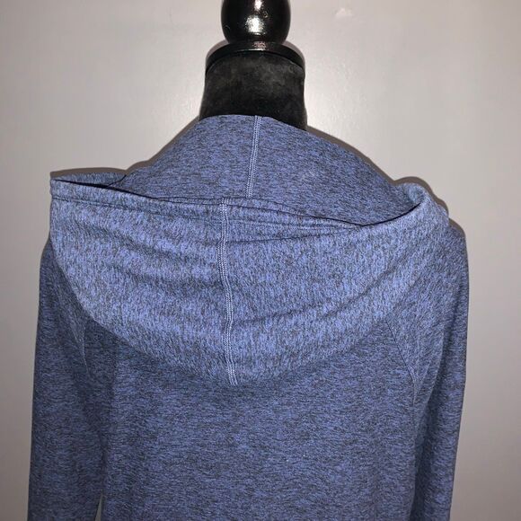 Outdoor Voices Women’s Hooded Pullover Top Large Blue Grey - Picture 7 of 9